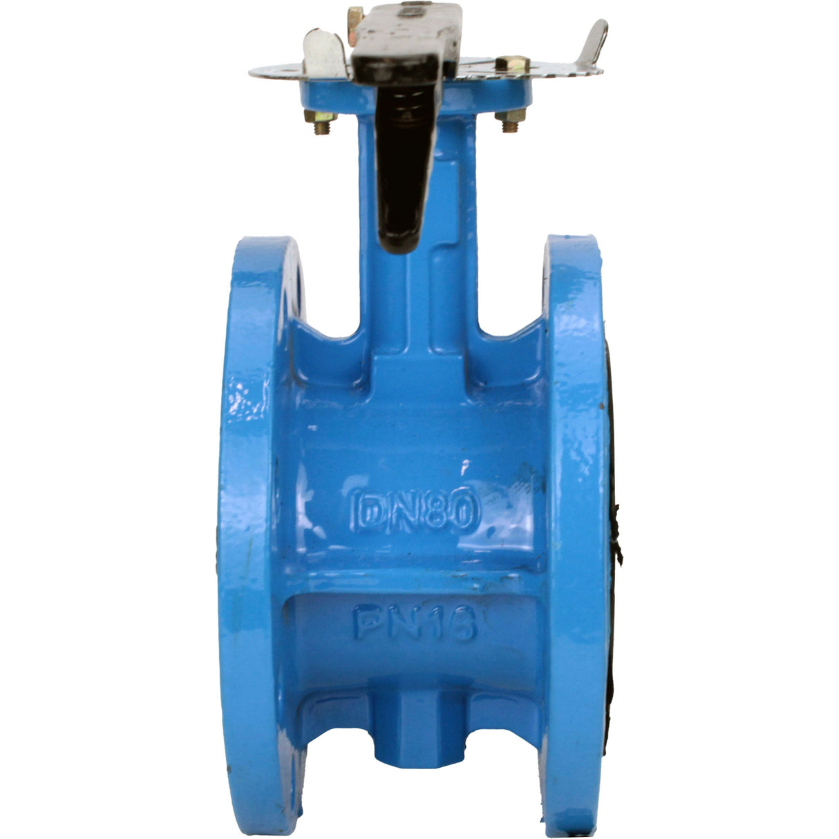 Wasser-Drosselklappe Elephant WBV1331E-2W-F-H, Gehäusematerial - Gusseisen GGG40, Scheibenmaterial - Edelstahl AISI 304, Dichtung - EPDM, Griff