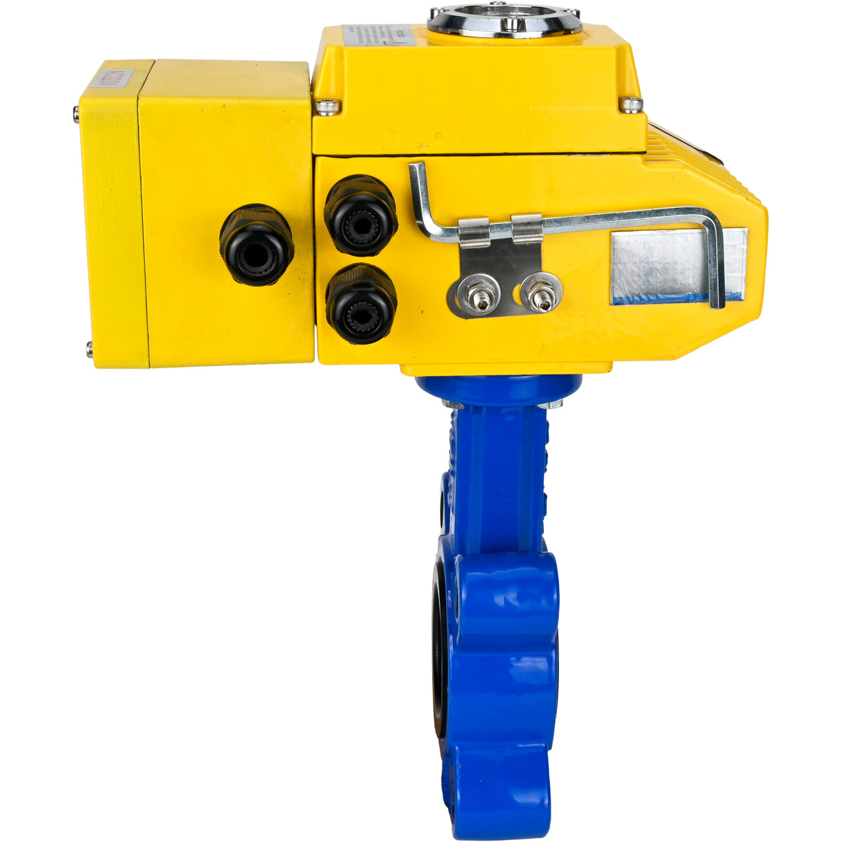 Wasser-Schmetterlingsventil Elephant WBV1616N-2W-Fb-H, Gehäusematerial - Gusseisen QT450, Scheibenmaterial - Gusseisen QT450, Dichtung - NBR, elektrischer Antrieb QT-N-EM-A1-220VAC-U1 220V