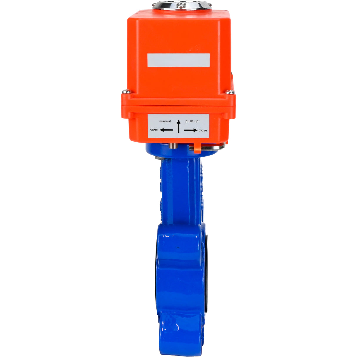 Wasser-Schmetterlingsventil Elephant WBV1616N-2W-Fb-H, Gehäusematerial - Gusseisen QT450, Scheibenmaterial - Gusseisen QT450, Dichtung - NBR, elektrischer Antrieb QT-N-EM-O1-220VAC-U1 MINI 220V