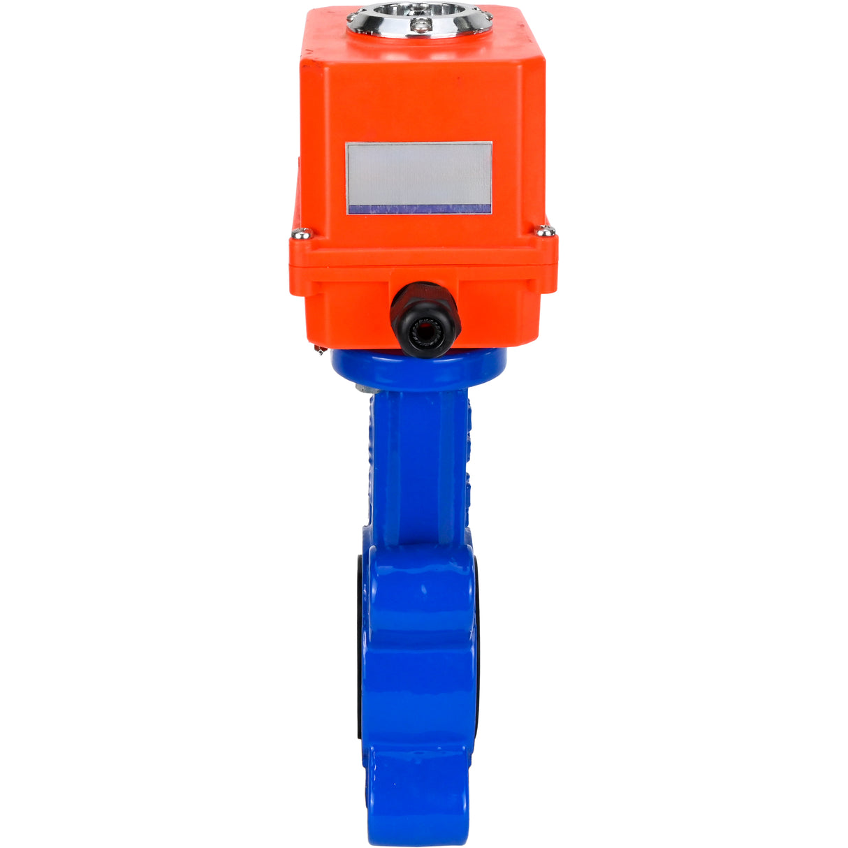 Wasser-Schmetterlingsventil Elephant WBV1616N-2W-Fb-H, Gehäusematerial - Gusseisen QT450, Scheibenmaterial - Gusseisen QT450, Dichtung - NBR, elektrischer Antrieb QT-N-EM-O1-220VAC-U1 MINI 220V