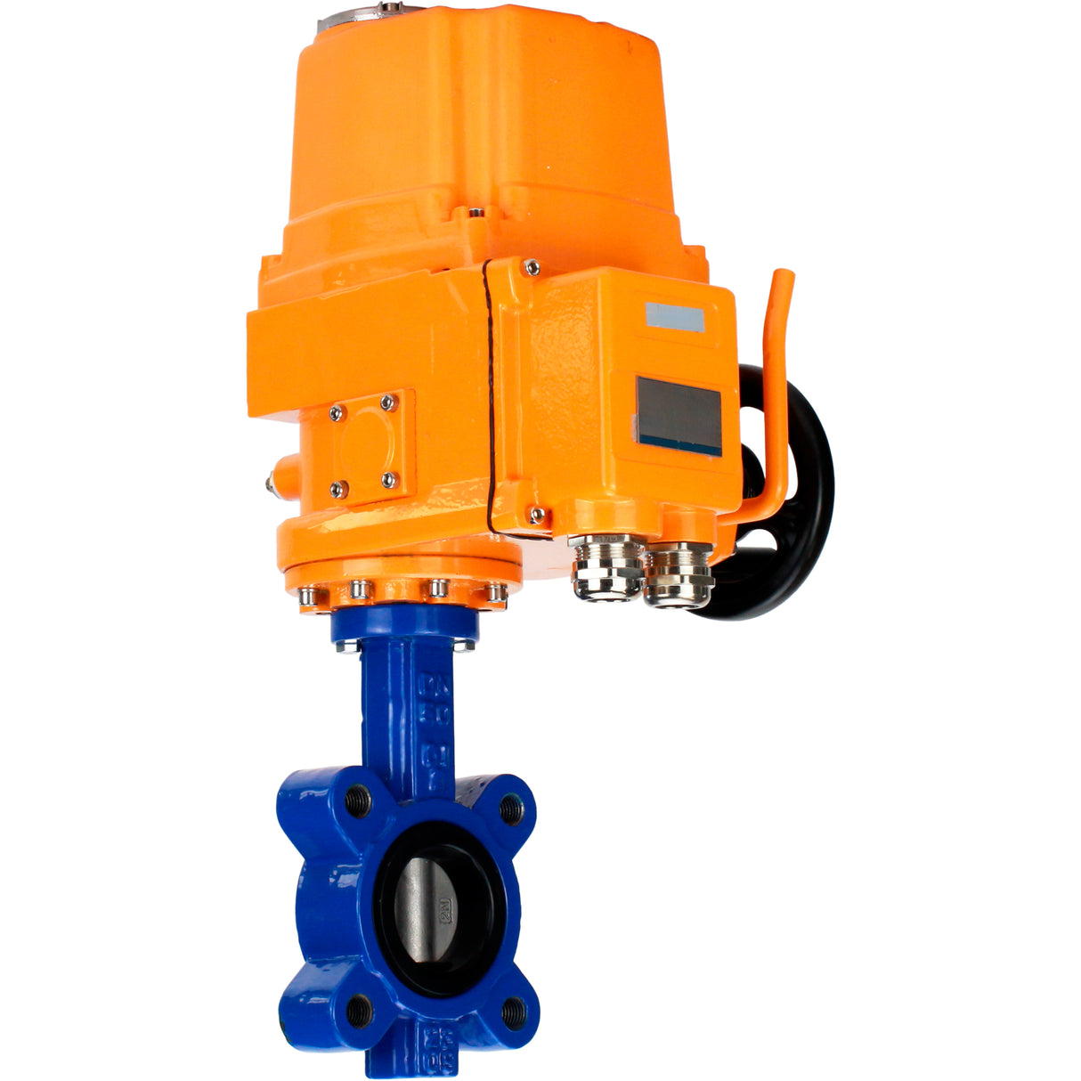 Wasser-Schmetterlingsventil Elephant WBV1631E-2W-Fb-H, Gehäusematerial - Gusseisen QT450, Scheibenmaterial - Edelstahl AISI 304, Dichtung - EPDM, elektrischer Antrieb QT-EX-EM-O2-24VDC-U1 24V