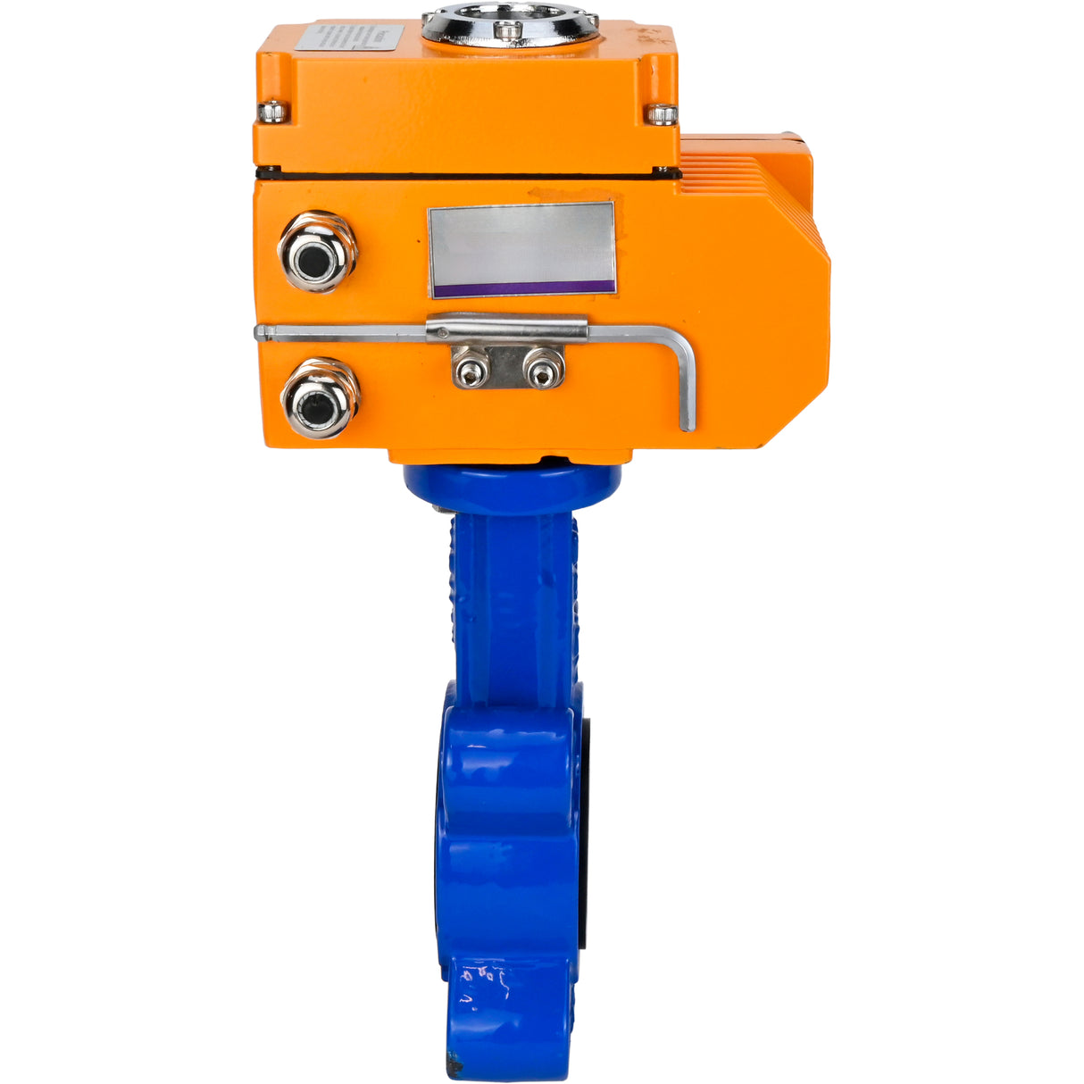 Wasser-Schmetterlingsventil Elephant WBV1631E-2W-Fb-H, Gehäusematerial - Gusseisen QT450, Scheibenmaterial - Edelstahl AISI 304, Dichtung - EPDM, elektrischer Antrieb QT-N-EM-O1-24VDC-U1 24V