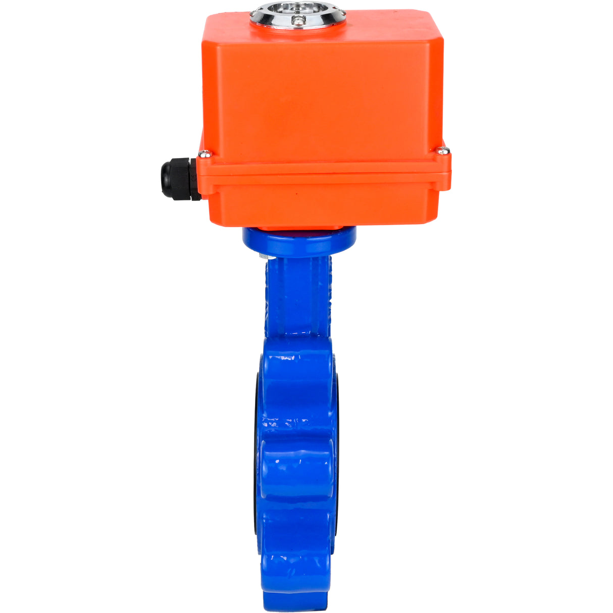 Wasser-Schmetterlingsventil Elephant WBV1631N-2W-Fb-H, Gehäusematerial - Gusseisen QT450, Scheibenmaterial - Edelstahl AISI 304, Dichtung - NBR, elektrischer Antrieb QT-N-EM-O1-220VAC-U1 MINI 220V