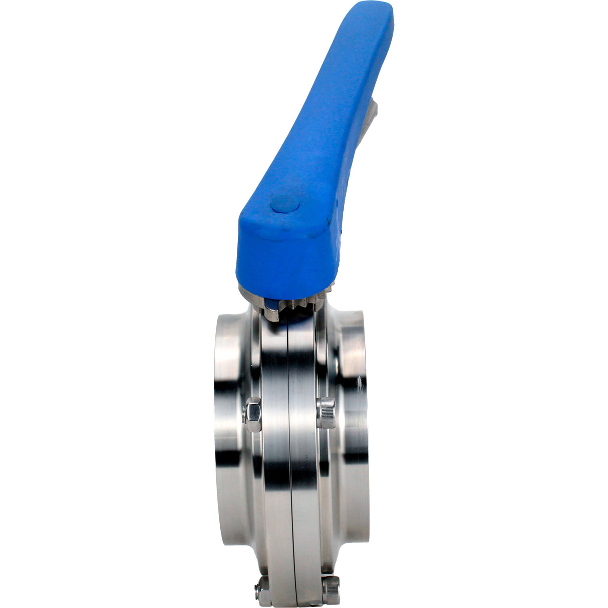 Wasser-Schmetterlingsventil Elephant WBV3131E-2W-W-H, Gehäusematerial - Edelstahl AISI 304, Scheibenmaterial - Edelstahl AISI 304, Dichtung - EPDM, geschweißt, mit Griff