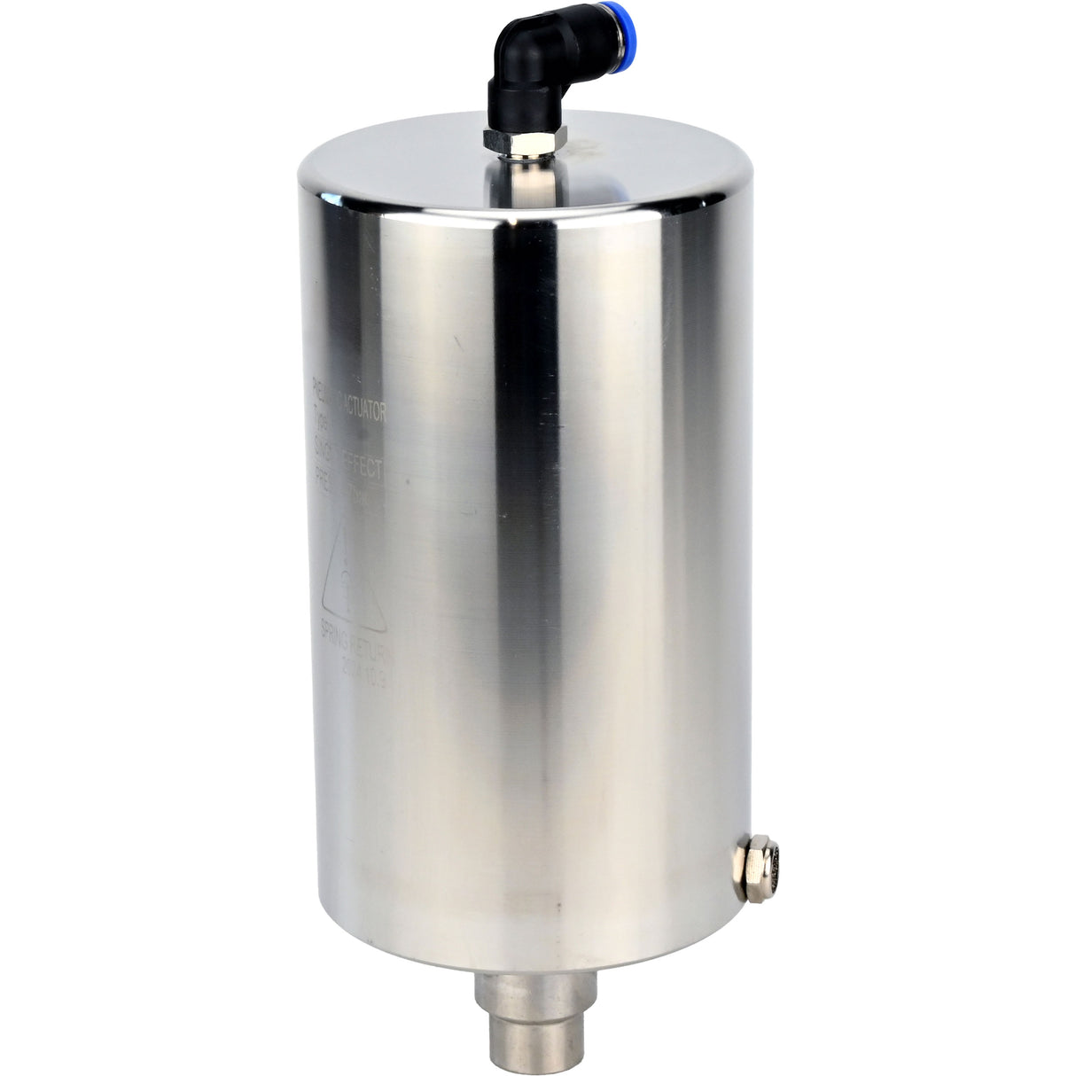 Pneumatische Antriebe mit Rückstellfedern Elephant PA-SA-85 für Lebensmittelschleusen WBV3131E-2W-W/T/C, Durchmesser - 85mm, Druck - 4-7bar, Gehäuse - Edelstahl 304