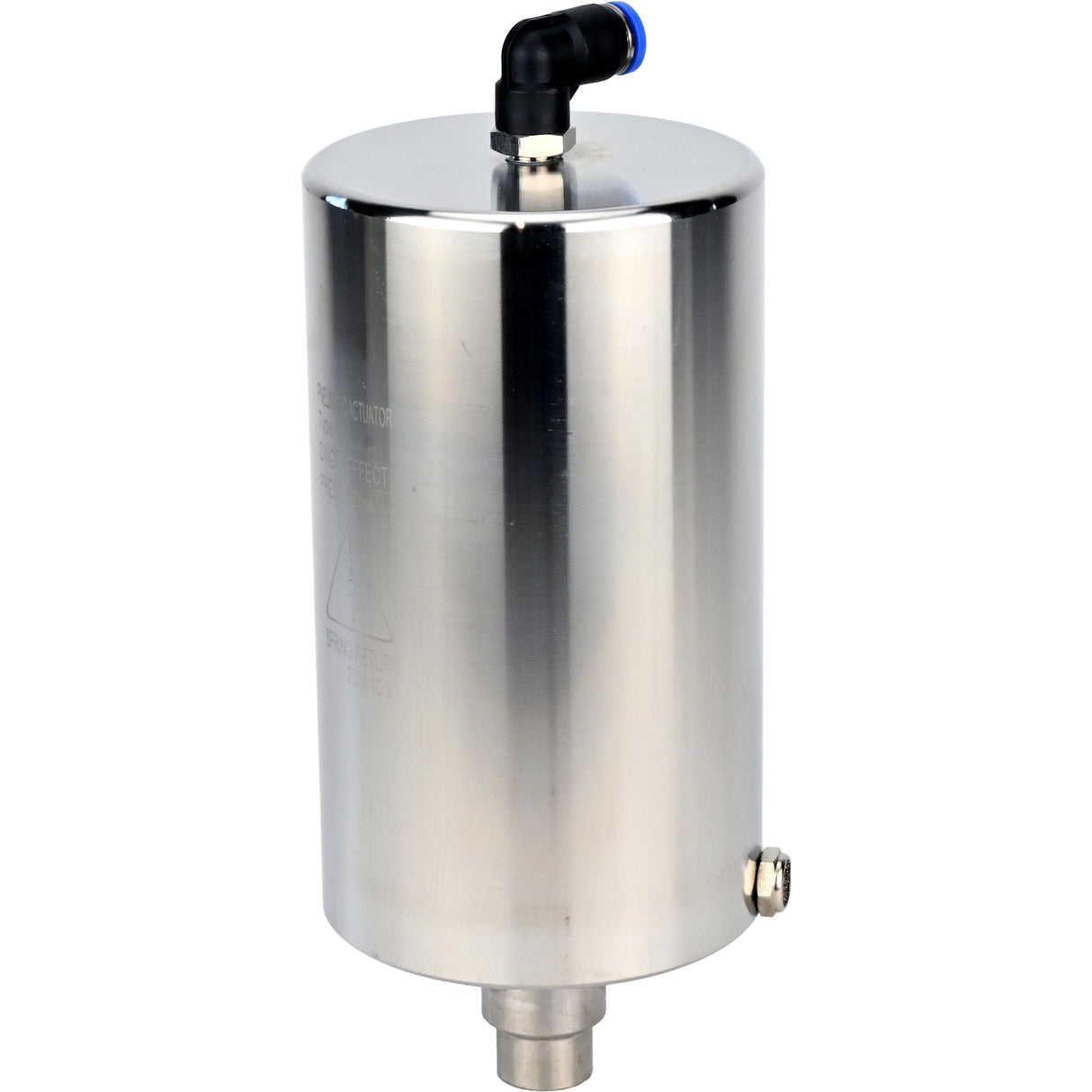 Pneumatische Antriebe mit Rückstellfedern Elephant PA-SA-85 für Lebensmittelschleusen WBV3131E-2W-W/T/C, Durchmesser - 85mm, Druck - 4-7bar, Gehäuse - Edelstahl 304