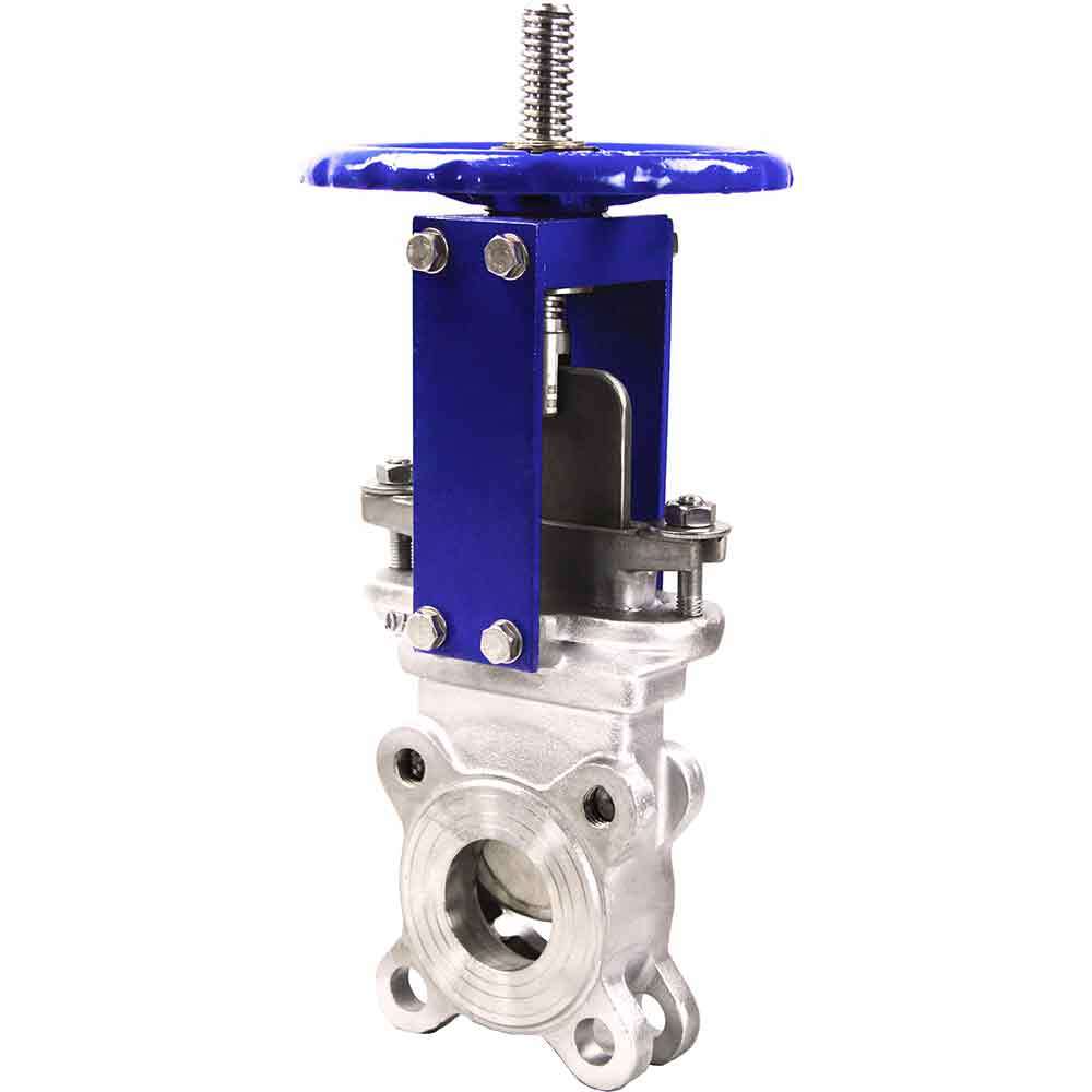 Messerschieber Elephant SS316-SS316-METAL-1W-W, Gehäusematerial – Edelstahl AISI 316, Messermaterial – Edelstahl AISI 316, Dichtung – METALL, Handradbetätigung