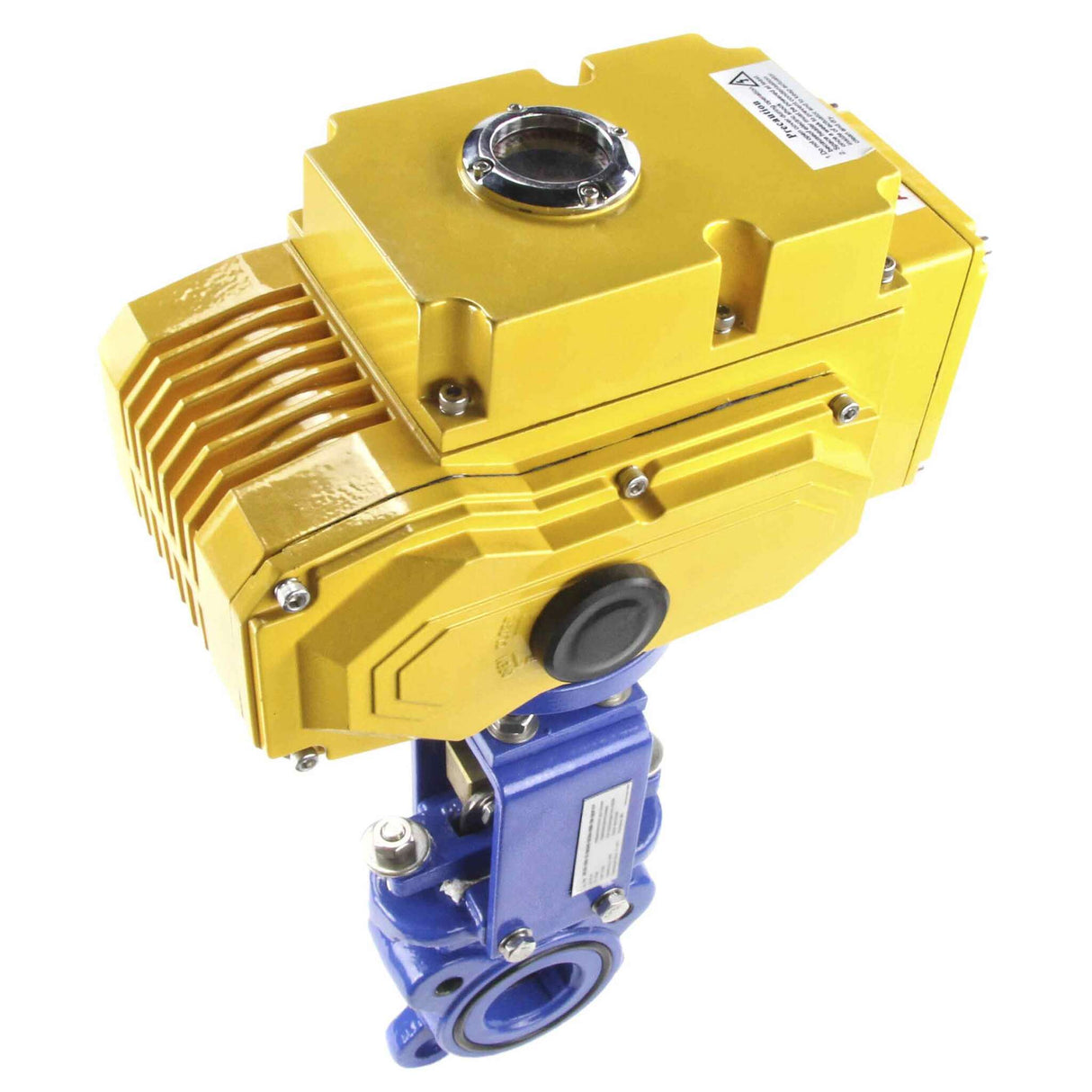 Knife Gate Valve Elephant GVKN1331N-2W-Fb-ISO Klasse 125 NBR Wafer-Typ, Gusseisen, bidirektional, mit Elephant-MT-50 110/220V elektrischem Antrieb