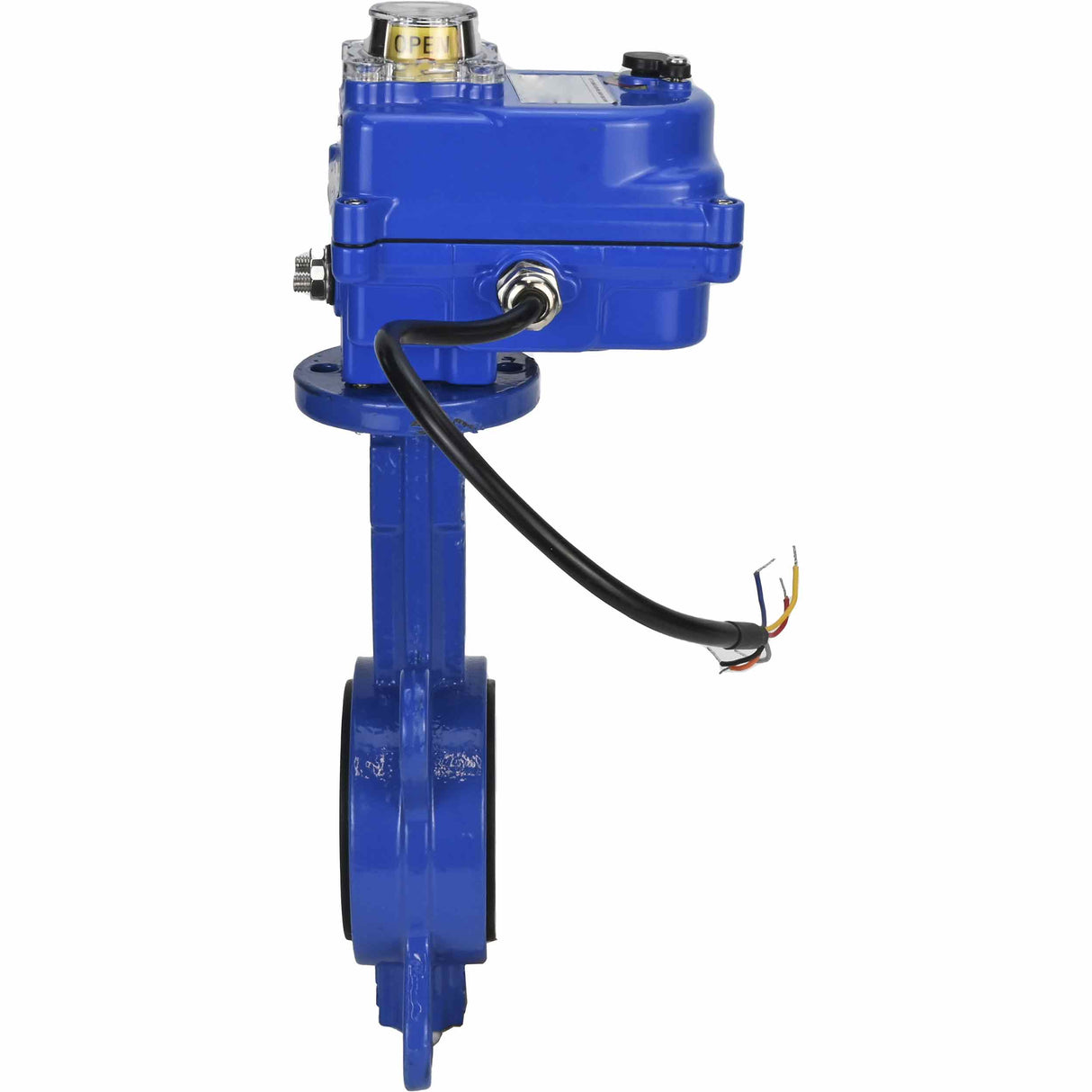 Wasser-Schmetterlingsventil Elephant ggg50-316l-epdm-elephant-12, Gehäusematerial - Gusseisen GGG50, Scheibenmaterial - Edelstahl AISI 316L, Dichtung - EPDM, elektrisch betätigt