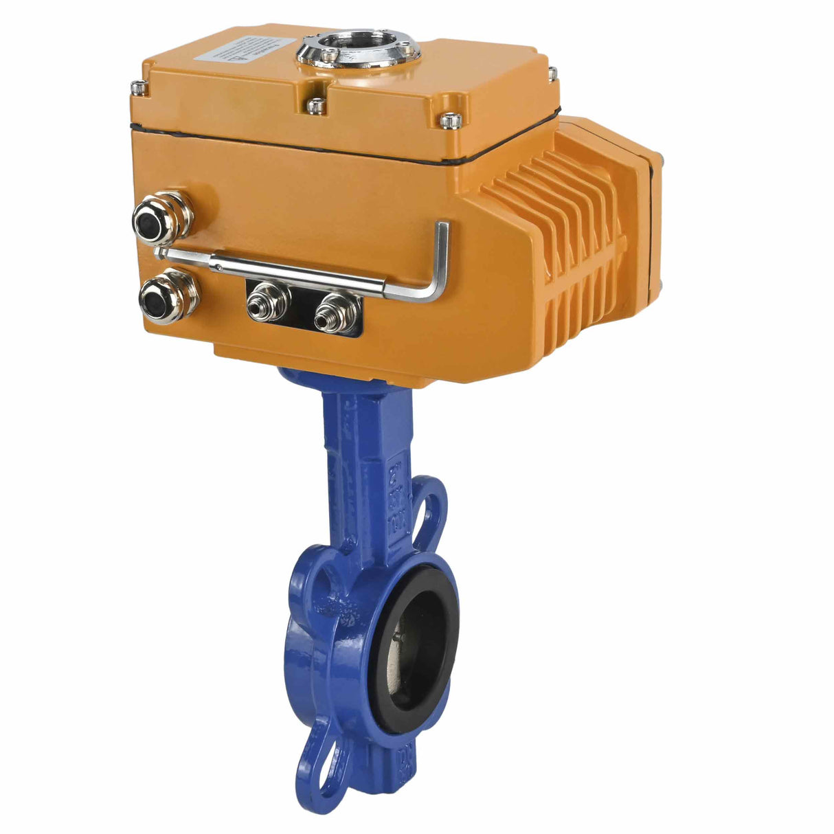 Wasser-Drosselklappe Elephant WBV1332N-2W-Fb-H Gehäusematerial - Gusseisen GGG50, Scheibenmaterial - Edelstahl 316L, Dichtung - NBR mit Elektroantrieb Elephant 380V