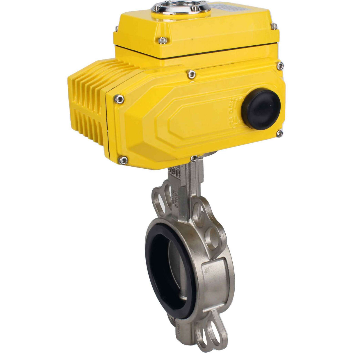 Wasserabsperrklappe Elephant 316l-nbr-elephant-24v, Gehäusematerial – Edelstahl AISI 316L, Scheibenmaterial – Edelstahl AISI 316L, Dichtung – NBR, elektrischer Antrieb betätigt