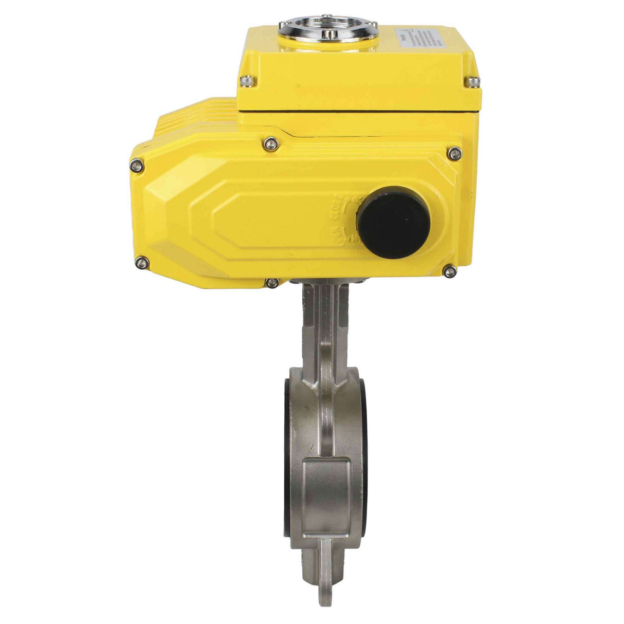 Wasserabsperrklappe Elephant 316l-nbr-elephant-110/220, Gehäusematerial – Edelstahl AISI 316L, Scheibenmaterial – Edelstahl AISI 316L, Dichtung – NBR, elektrischer Antrieb betätigt