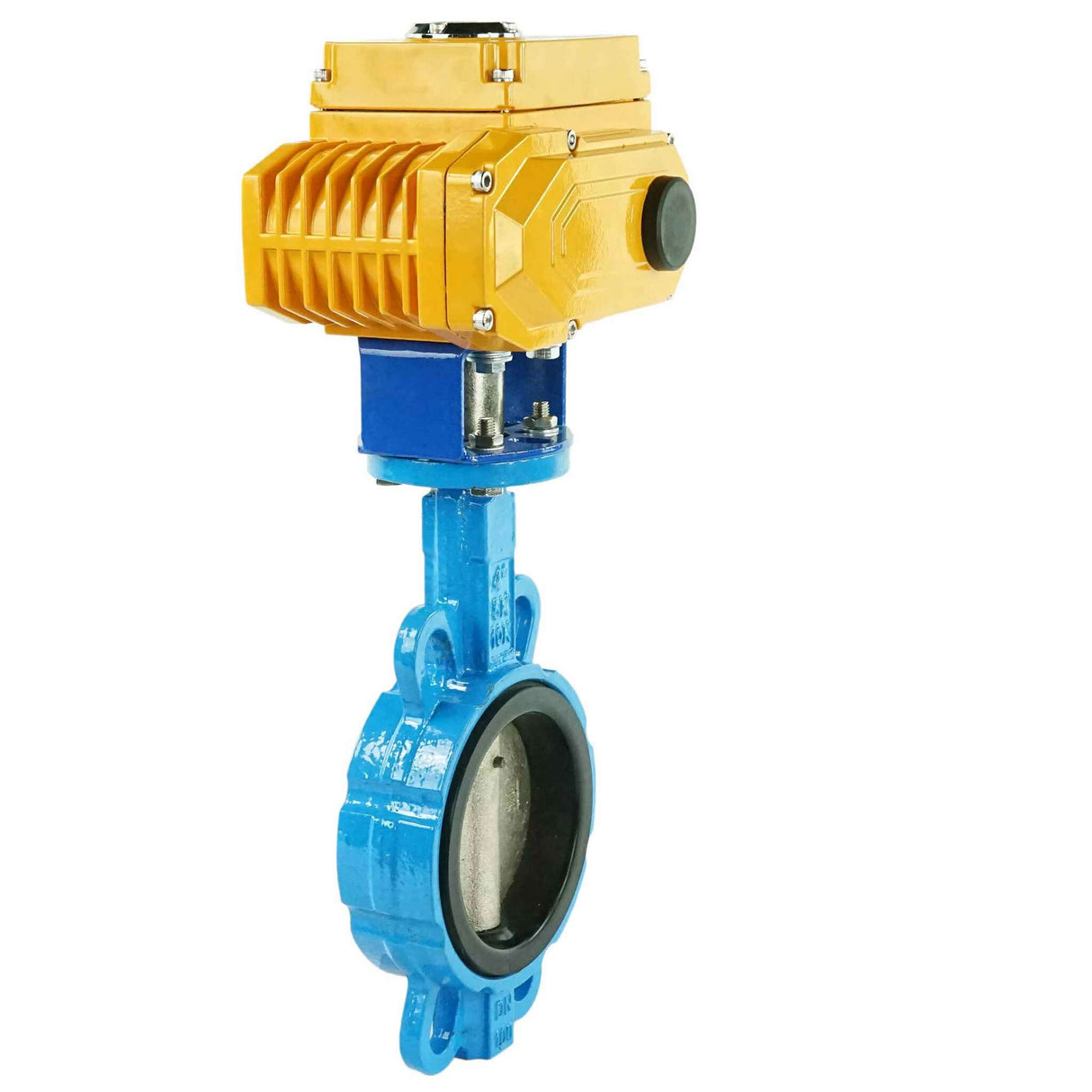 Wasserabsperrklappe Elephant bv16-g50-g40-elephant-380, Gehäusematerial – Gusseisen GGG50, Scheibenmaterial – Gusseisen GGG40, Dichtung – EPDM, elektrischer Antrieb betätigt