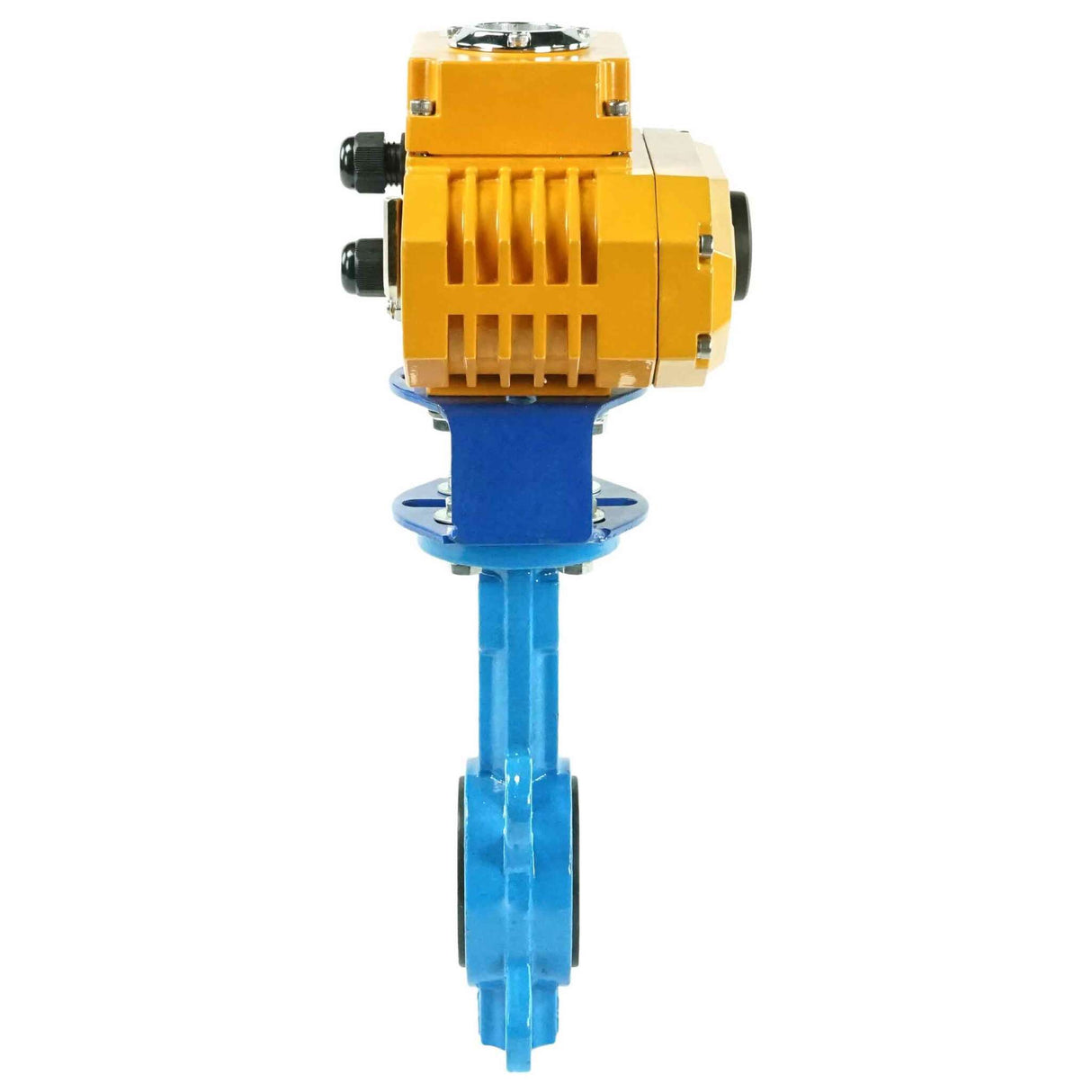 Wasserabsperrklappe Elephant bv16-110/220-4-20, Gehäusematerial – Gusseisen GGG50, Scheibenmaterial – Gusseisen GGG40, Dichtung – EPDM, elektrischer Antrieb betätigt