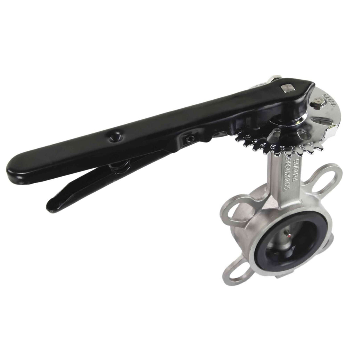 Wasser-drosselklappe Elephant 316L-316L-NBR 232 PSI, gehäuse- und scheibenmaterial – edelstahl 316L, dichtung – NBR, handradbetätigung