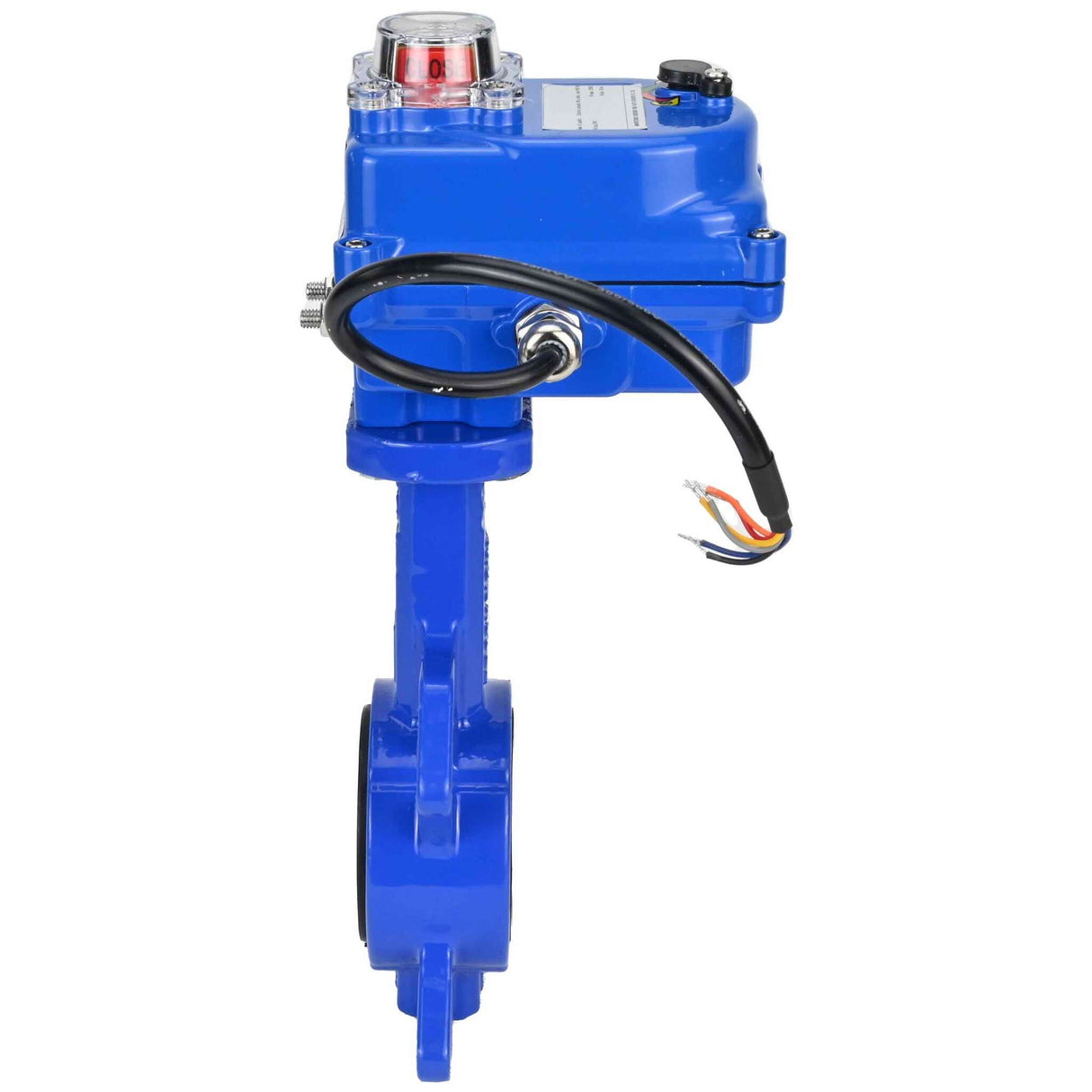 Wasser-Drosselklappe Elephant WBV1332N-2W-Fb-H Gehäusematerial - Gusseisen GGG50, Scheibenmaterial - Edelstahl 316L, Dichtung - NBR mit Elektroantrieb Elephant 220V