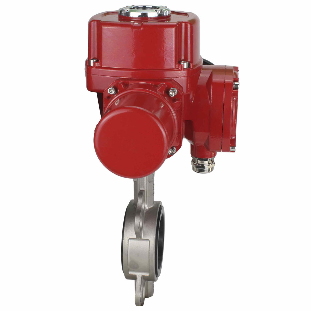 Wasser-Schmetterlingsventil Elephant 316l-316l-epdm-elephant-qt-w-m-ex-380v, Gehäusematerial - Edelstahl AISI 316L, Scheibenmaterial - Edelstahl AISI 316L, Dichtung - EPDM, elektrisch betriebenes Stellglied