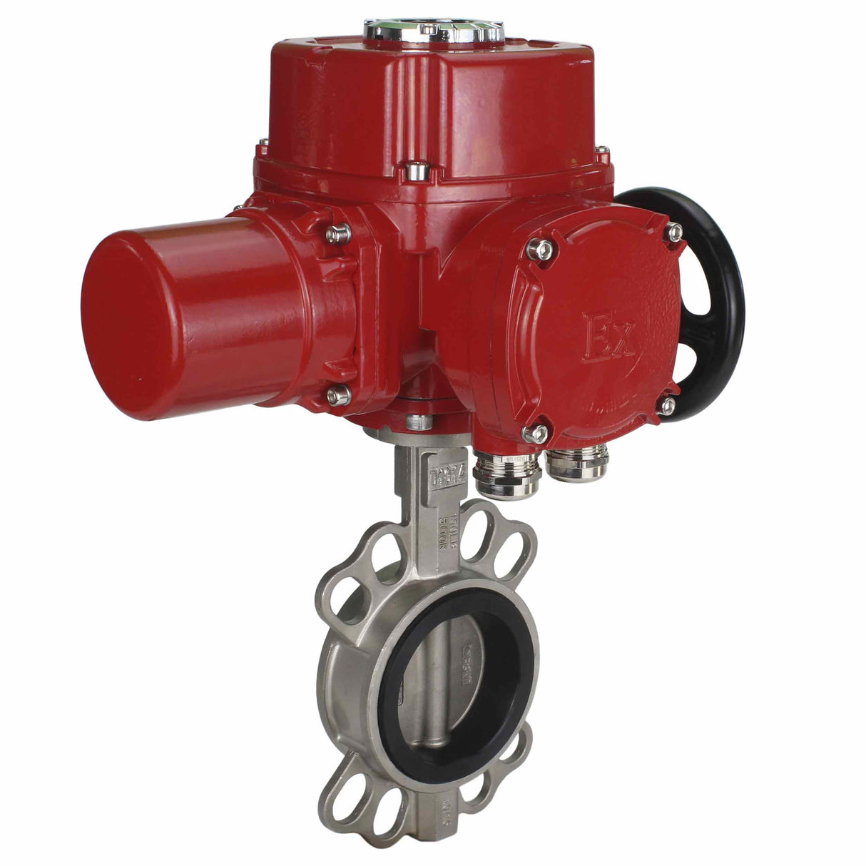 Wasser-Schmetterlingsventil Elephant 316l-316l-epdm-elephant-qt-w-m-ex-110/220v, Gehäusematerial - Edelstahl AISI 316L, Scheibenmaterial - Edelstahl AISI 316L, Dichtung - EPDM, elektrisch betätigter Antrieb