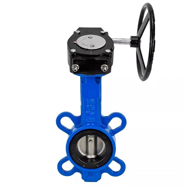 Wasser-Schmetterlingsventil Elephant WBV1632E-2W-Fb-H, Gehäusematerial - Gusseisen QT450, Scheibenmaterial - Edelstahl AISI 316L, Dichtung - EPDM, Getriebe RDN RQN