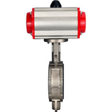 Wasserabsperrklappe Elephant 316l-epdm-da-4m310-24v, Gehäusematerial – Edelstahl AISI 316L, Scheibenmaterial – Edelstahl AISI 316L, Dichtung – EPDM, pneumatischer Antrieb betätigt