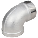 Bogen (Winkel) Stahl Elephant PN16 90° Winkel, mit Gewinde, Körper - Edelstahl 304, Anschluss - Außen-/Innengewinde