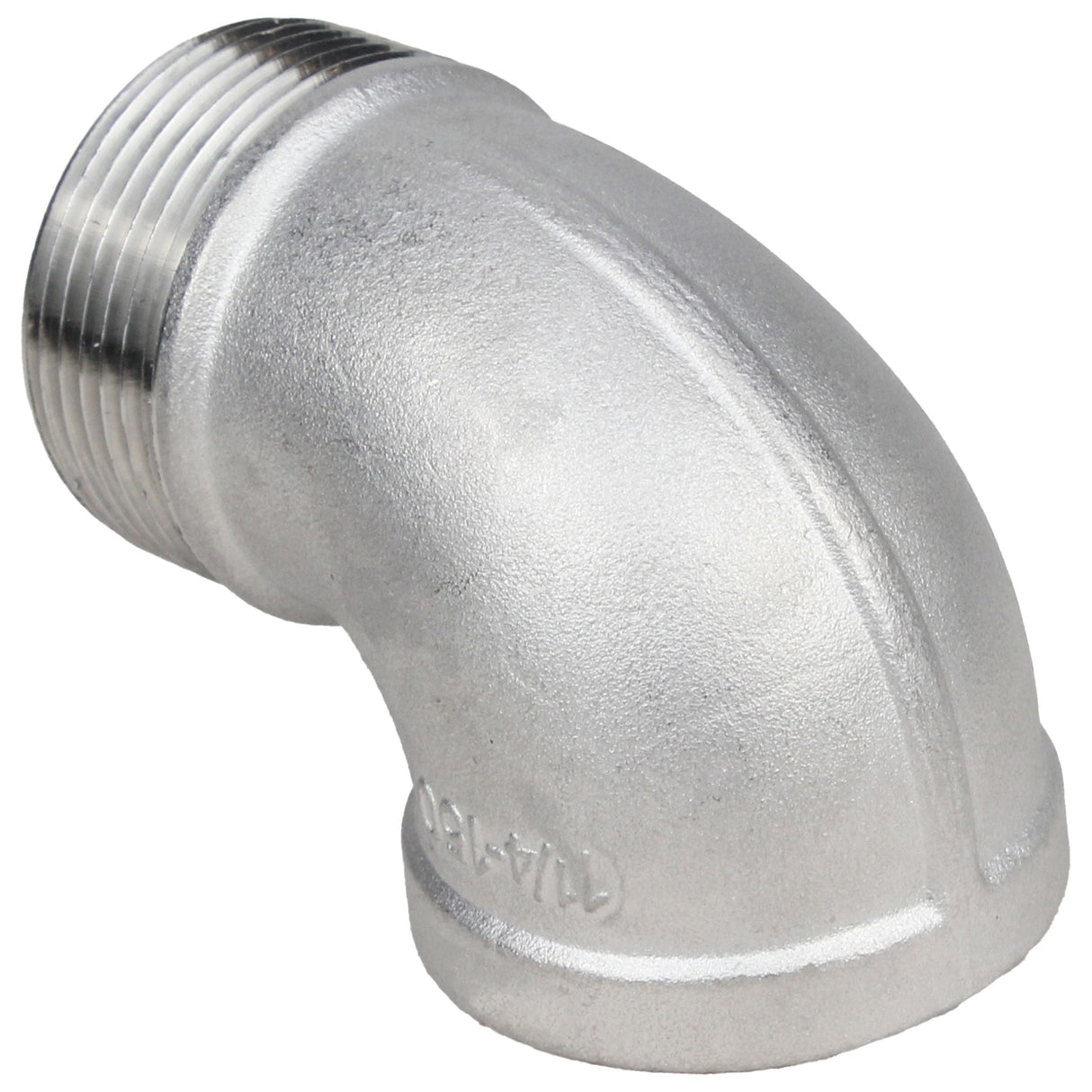 Bogen (Winkel) Stahl Elephant PN16 90° Winkel, mit Gewinde, Körper - Edelstahl 304, Anschluss - Außen-/Innengewinde