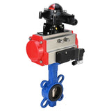 Wasserabsperrklappe Elephant g50-g40-epdm-elephant-da-4m310-110/220v-apl-210n, Gehäusematerial – Gusseisen GGG50, Scheibenmaterial – Gusseisen GGG40, Dichtung – EPDM, pneumatischer Antrieb betätigt