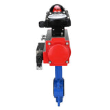 Wasserabsperrklappe Elephant g50-g40-epdm-elephant-da-4m310-110/220v-apl-210n, Gehäusematerial – Gusseisen GGG50, Scheibenmaterial – Gusseisen GGG40, Dichtung – EPDM, pneumatischer Antrieb betätigt