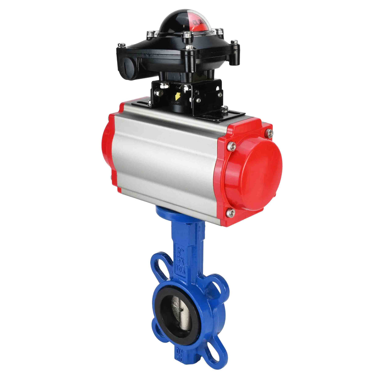 Wasserabsperrklappe Elephant g50-g40-epdm-elephant-da-4m310-110/220v-apl-210n, Gehäusematerial – Gusseisen GGG50, Scheibenmaterial – Gusseisen GGG40, Dichtung – EPDM, pneumatischer Antrieb betätigt