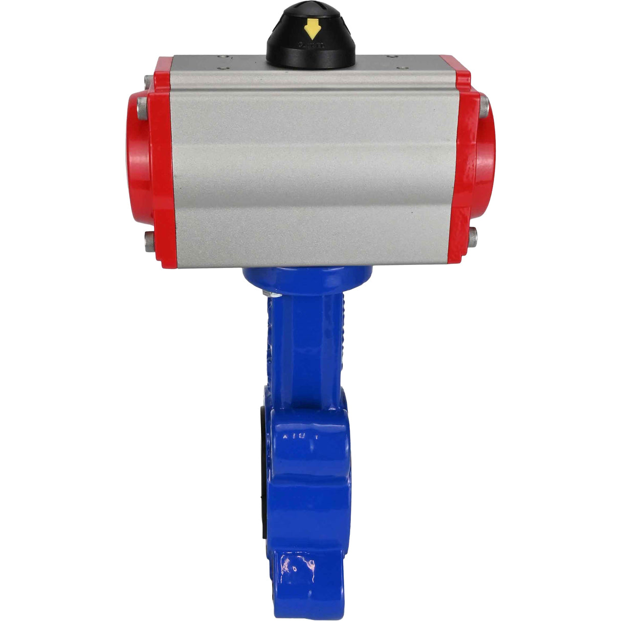 Wasser-Schmetterlingsventil Elephant WBV1631E-2W-Fb-H, Gehäusematerial - Gusseisen QT450, Scheibenmaterial - Edelstahl AISI 304, Dichtung - EPDM, mit pneumatischem Doppelwirkungsantrieb PA-DA