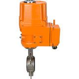Wasserabsperrklappe Elephant 316l-316l-viton-elephant-ex-110/220, Gehäusematerial – Edelstahl AISI 316L, Scheibenmaterial – Edelstahl AISI 316L, Dichtung – VITON, elektrischer Antrieb betätigt
