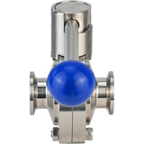 Wasser-Schmetterlingsventil Elephant WBV3131E-2W-C-H, Gehäusematerial - Edelstahl AISI 304, Scheibenmaterial - Edelstahl AISI 304, Dichtung - EPDM, Anschluss - Klemmverbindung, Griff