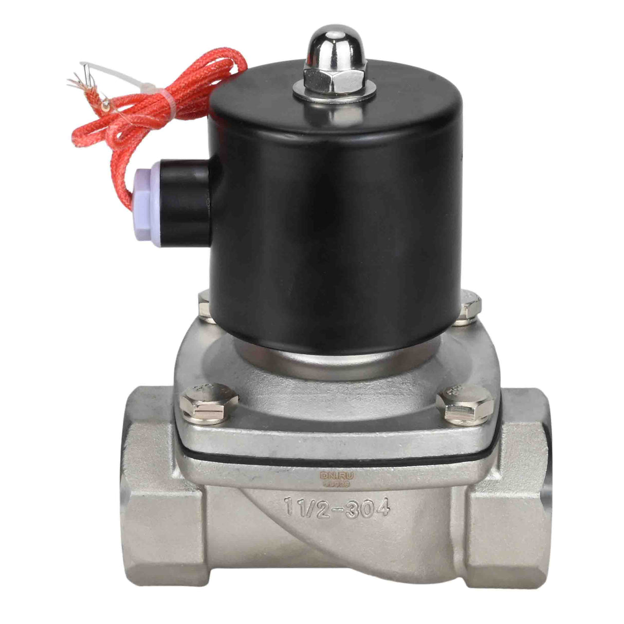 Zweiwege-Elektromagnetventil, normalerweise geschlossen, direkt wirkend, Elephant VS2W-101E-NC EPDM 24 V, Gehäusematerial – Edelstahl AISI 304, Dichtung – EPDM