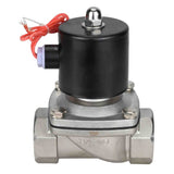 Zweiwege-Elektromagnetventil, normalerweise geschlossen, direkt wirkend, Elephant VS2W-101E-NC EPDM 24 V, Gehäusematerial – Edelstahl AISI 304, Dichtung – EPDM