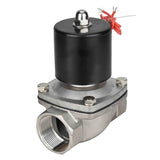 Zweiwege-Elektromagnetventil, normalerweise geschlossen, direkt wirkend, Elephant VS2W-101E-NC EPDM 24 V, Gehäusematerial – Edelstahl AISI 304, Dichtung – EPDM
