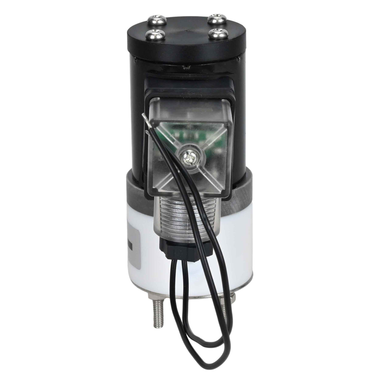 Zweiwege-Elektromagnetventil, normalerweise geschlossen, direkt wirkend, Elephant DHF11-НЗ PTFE VITON G 24V, Gehäusematerial – PTFE, Dichtung – Viton