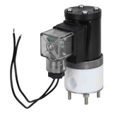 Zweiwege-Elektromagnetventil, normalerweise geschlossen, direkt wirkend, Elephant DHF11-НЗ PTFE VITON G 110/220 V, Gehäusematerial – PTFE, Dichtung – Viton