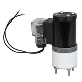 Zweiwege-Elektromagnetventil, normalerweise geschlossen, direkt wirkend, Elephant DHF11-НЗ PTFE VITON G 110/220 V, Gehäusematerial – PTFE, Dichtung – Viton