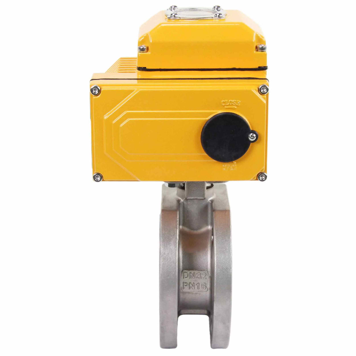 Edelstahl-Kugelhahn Elephant BV3232P-FP-Fb PSI232, Gehäuse - Edelstahl AISI 316, Dichtung - PTFE, voller Durchgang, Kompaktflansch, elektrischer Antrieb Elephant-003 24 V