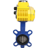 Wasser-Schmetterlingsventil Elephant ggg50-316l-epdm-elephant-110/220, Gehäusematerial - Gusseisen GGG50, Scheibenmaterial - Edelstahl AISI 316L, Dichtung - EPDM, elektrisch betätigter Antrieb