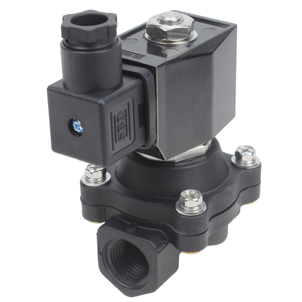 Zweiwege-Elektromagnetventil, normalerweise geschlossen, direkt wirkend, Elephant VS2W-503N-NC G NBR 110/220 V, Gehäusematerial – Nylon 66, Dichtung – NBR