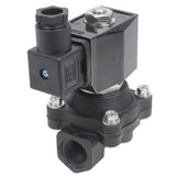 Zweiwege-Elektromagnetventil, normalerweise geschlossen, direkt wirkend, Elephant VS2W-503N-NC G NBR 110/220 V, Gehäusematerial – Nylon 66, Dichtung – NBR