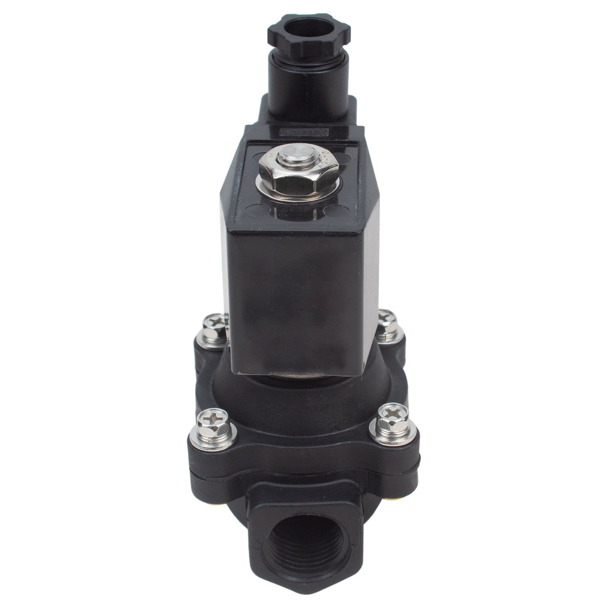 Zweiwege-Elektromagnetventil, normalerweise geschlossen, direkt wirkend, Elephant VS2W-503N-NC G NBR 110/220 V, Gehäusematerial – Nylon 66, Dichtung – NBR