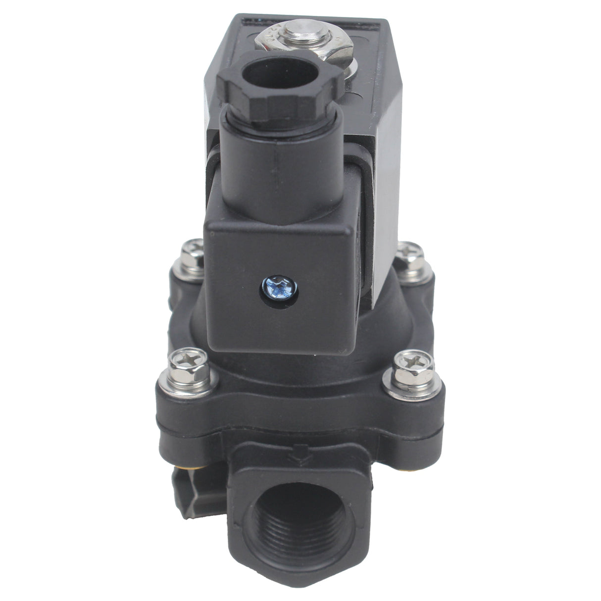 Zweiwege-Elektromagnetventil, normalerweise geschlossen, direkt wirkend, Elephant VS2W-503N-NC G NBR 110/220 V, Gehäusematerial – Nylon 66, Dichtung – NBR