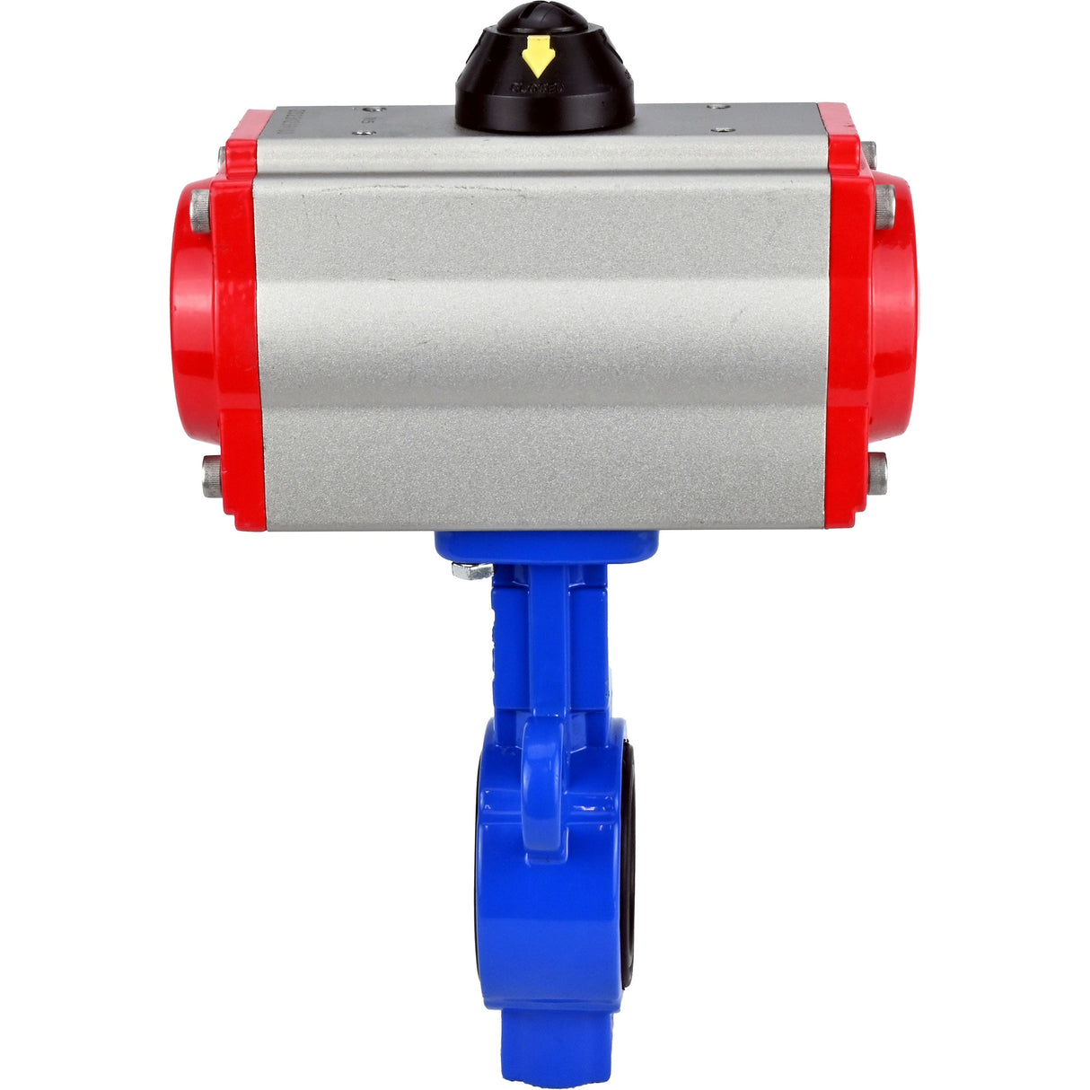 Wasser-Schmetterlingsventil Elephant al-316l-epdm-elephant-da, Gehäusematerial - Aluminiumlegierung, Scheibenmaterial - Edelstahl AISI 316L, Dichtung - EPDM, pneumatisch betätigt