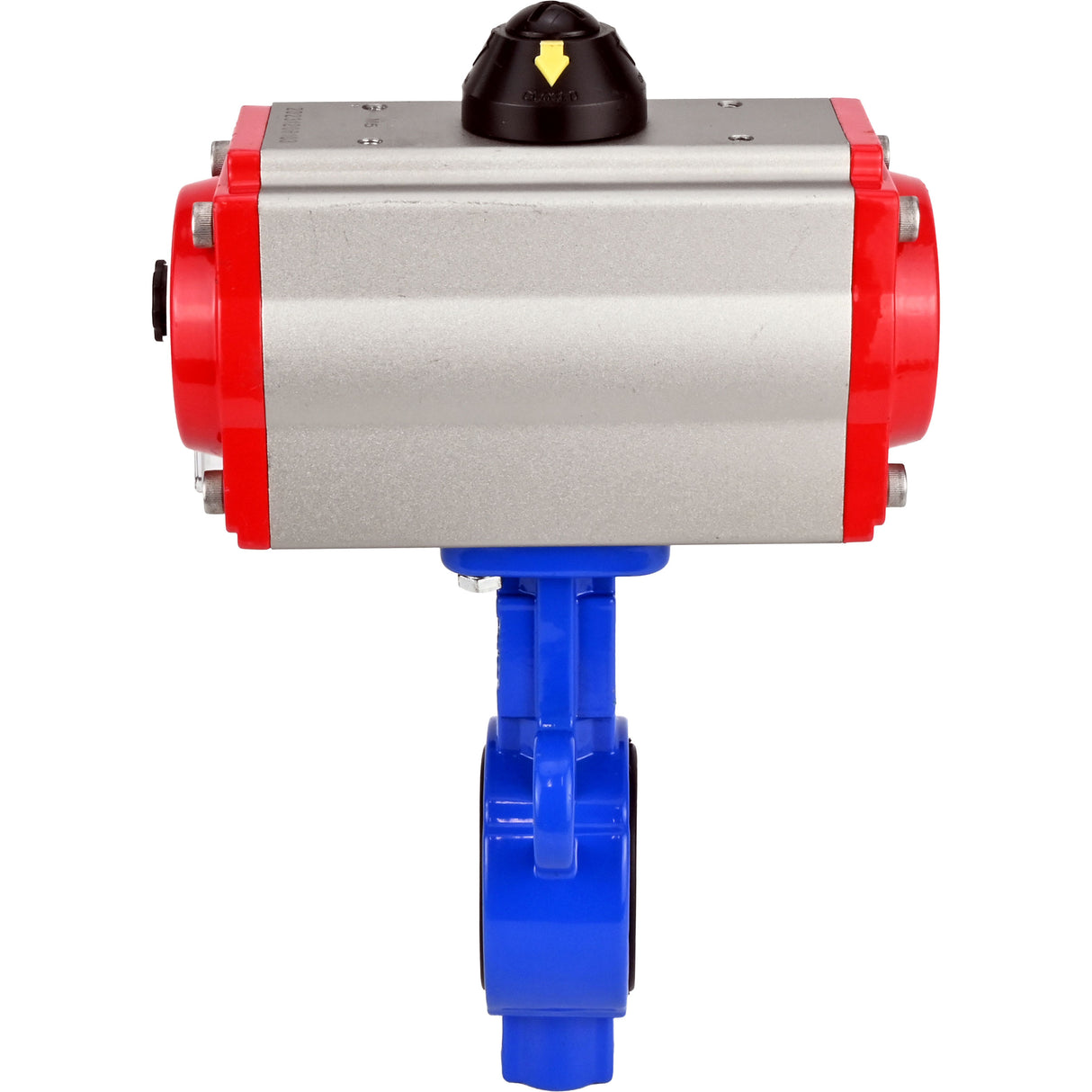 Wasser-Schmetterlingsventil Elephant al-316l-epdm-elephant-sa-4m310-110/220, Gehäusematerial - Aluminiumlegierung, Scheibenmaterial - Edelstahl AISI 316L, Dichtung - EPDM, pneumatisch betätigt