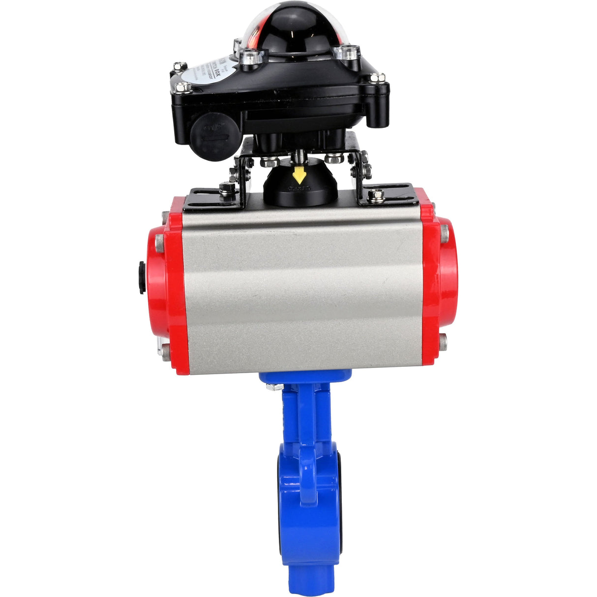 Wasser-Schmetterlingsventil Elephant al-316l-epdm-elephant-sa-4m310-110/220-apl210n, Gehäusematerial - Aluminiumlegierung, Scheibenmaterial - Edelstahl AISI 316L, Dichtung - EPDM, pneumatisch betätigt