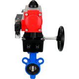 Wasser-Schmetterlingsventil Elephant al-316l-epdm-elephant-da-4m310-110/220-hdm, Gehäusematerial - Aluminiumlegierung, Scheibenmaterial - Edelstahl AISI 316L, Dichtung - EPDM, pneumatisch betätigt