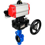 Wasser-Schmetterlingsventil Elephant al-316l-epdm-elephant-da-4m310-110/220-hdm, Gehäusematerial - Aluminiumlegierung, Scheibenmaterial - Edelstahl AISI 316L, Dichtung - EPDM, pneumatisch betätigt