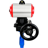 Wasser-Schmetterlingsventil Elephant al-316l-epdm-elephant-da-4m310-110/220-hdm, Gehäusematerial - Aluminiumlegierung, Scheibenmaterial - Edelstahl AISI 316L, Dichtung - EPDM, pneumatisch betätigt